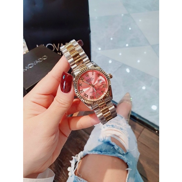 Đồng hồ Rolex nam viền trơn thời trang