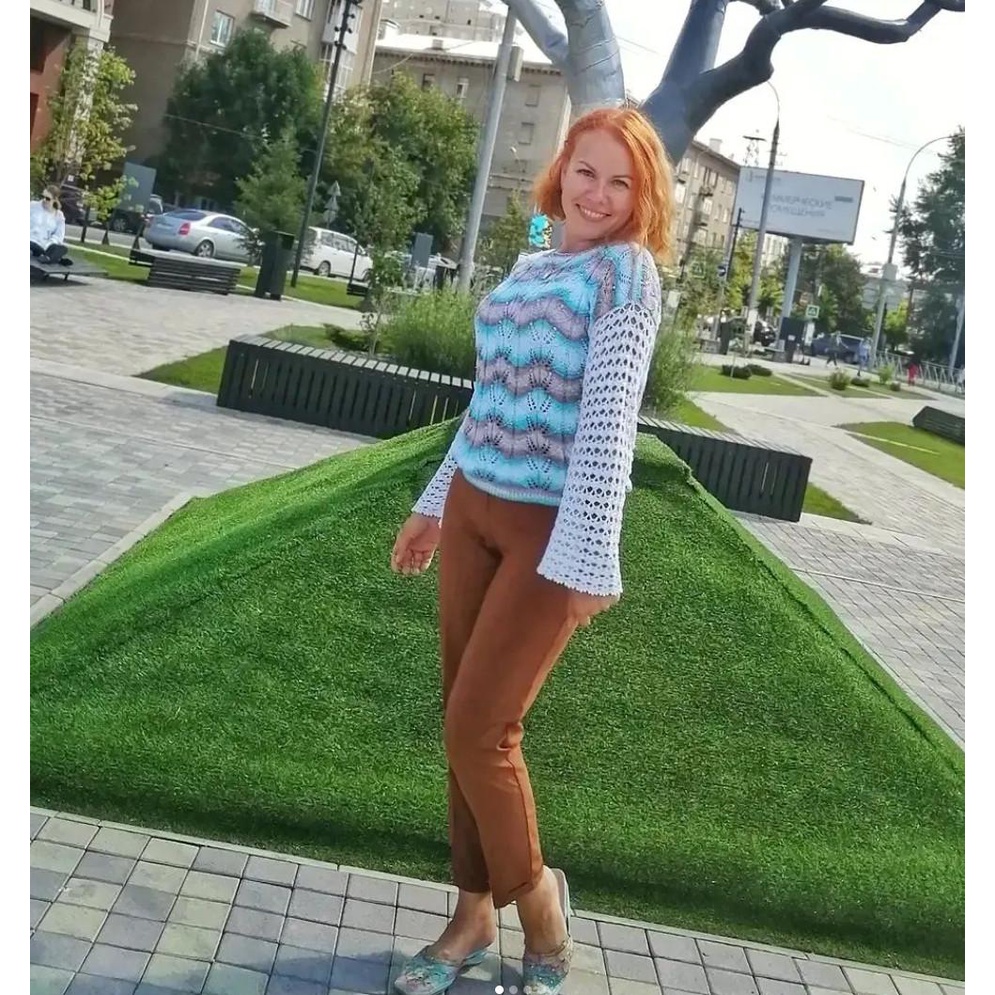 Cuộn sợi cotton hè loang Bella Batik 100 hãng Alize Yarns đan móc áo, váy, khăn hè siêu mát