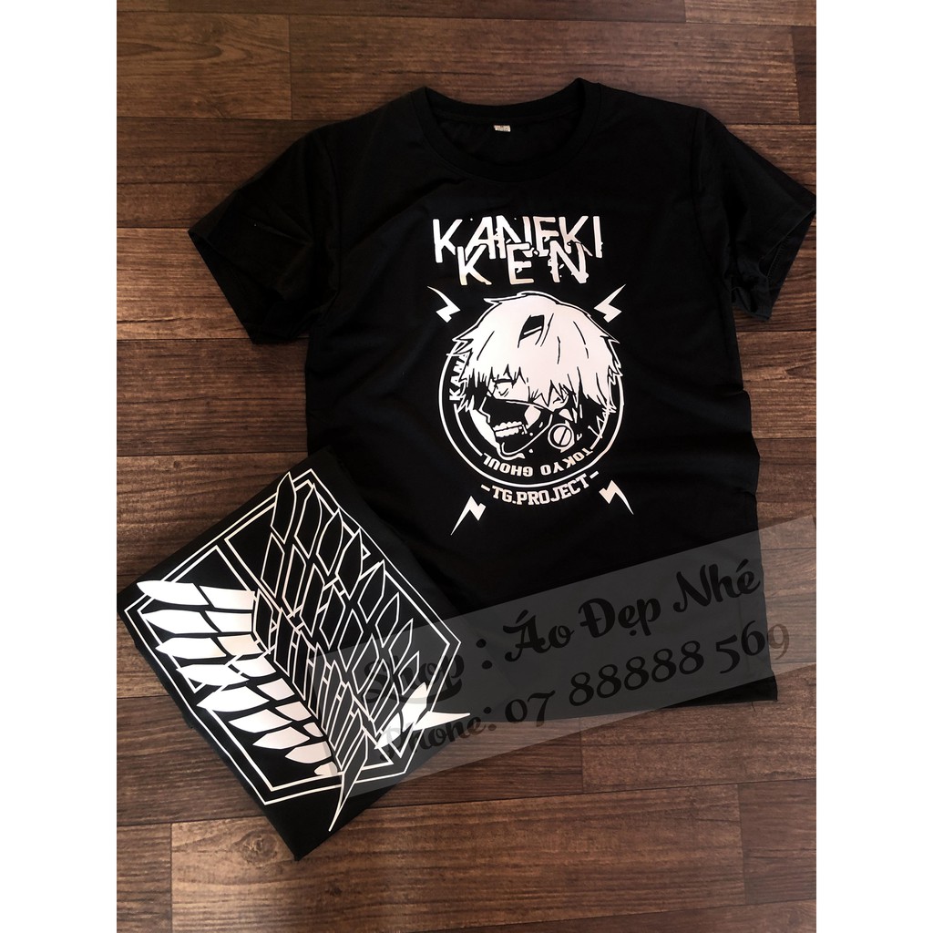 Áo thun Attack On Titan chất đẹp