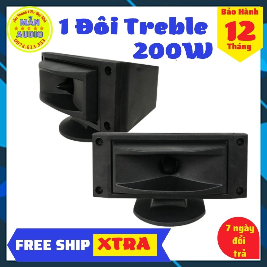 Đôi loa treble rời AT 20 chính hãng-loa treble rời karaoke gắn trực tiếp vào âm ly, tặng kèm tụ