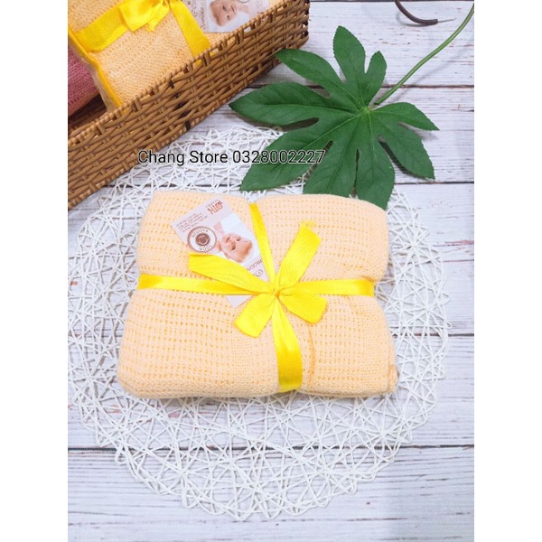 CHĂN LƯỚI/ MỀN LƯỚI COTTON XUẤT NGA CHỐNG NGẠT VÀ THOÁNG MÁT CHO BÉ