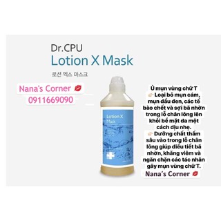Lotion Dr. Cpu Lotion X Mask - Ủ Mụn Cám Mụn Đầu Đen