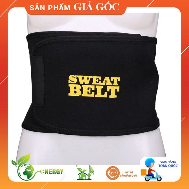 Đai quấn nóng giảm mỡ bụng Sweat Belt không dùng điện