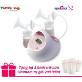 Máy hút sữa đôi Spectra S2 Hospital Grade + Tặng bộ 3 bình trữ sữa Unimom trị giá 200.000đ