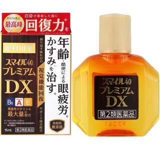 Nhỏ mắt LION cao cấp Smile 40 Premium DX 15ml - Nhật Bản