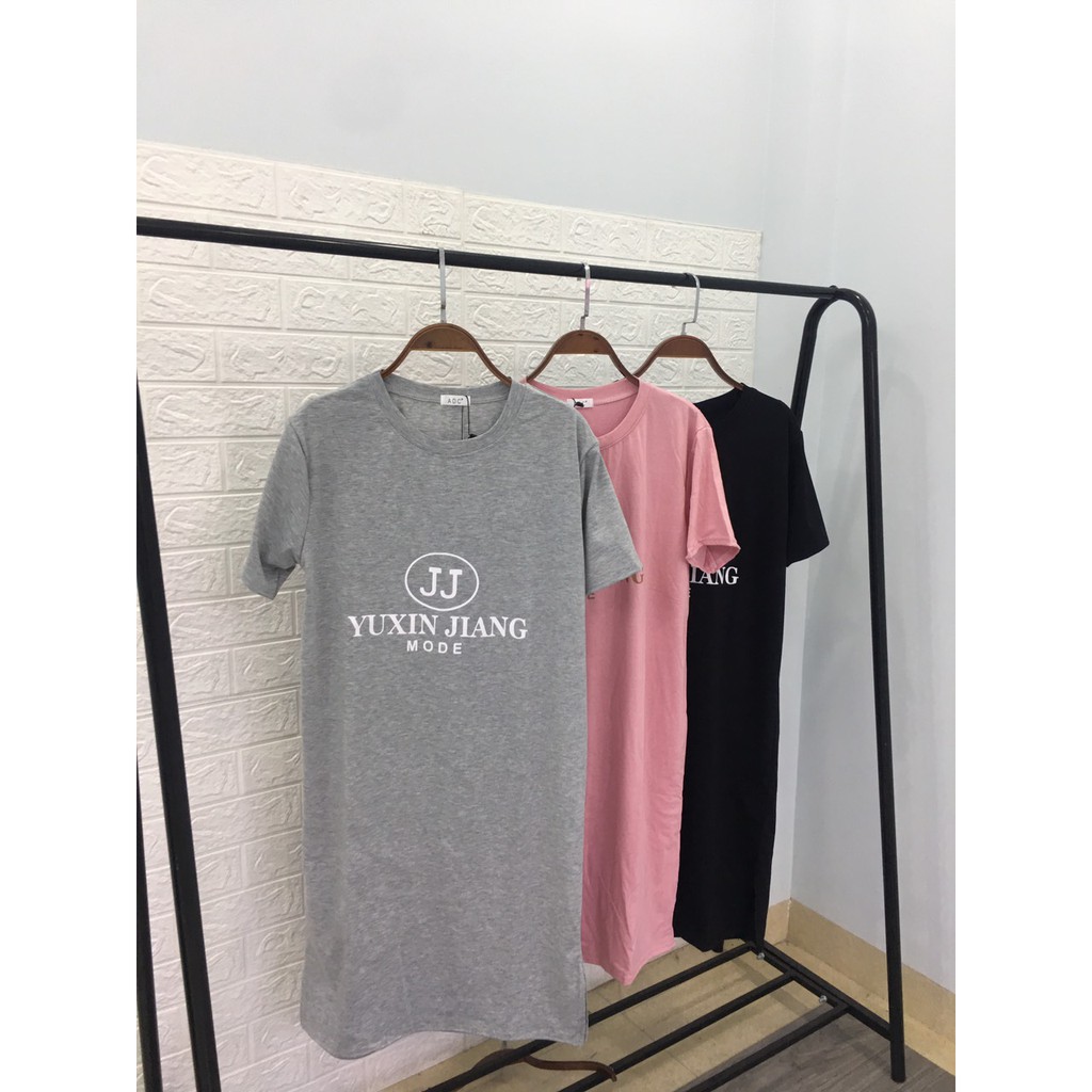 váy suông in chữ jj chất cotton đẹp | BigBuy360 - bigbuy360.vn