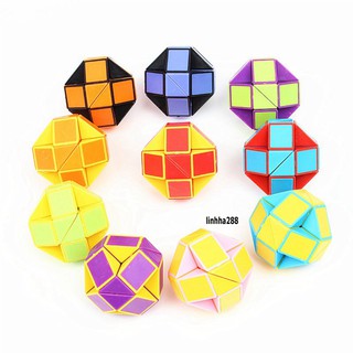 Đồ chơi rubik quả bóng cầu vồng nhỏ rubik giun biến thể