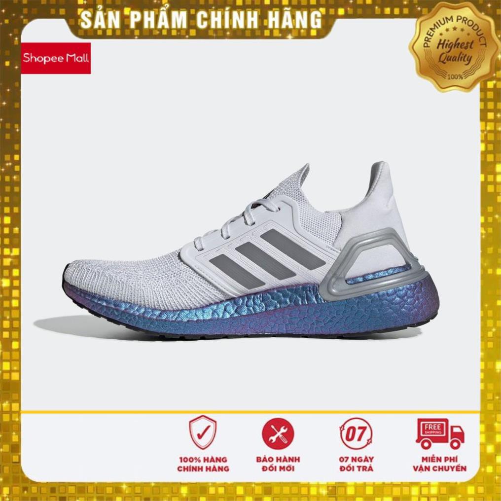 Siêu sale_ Giày Sneaker Thể Thao Nam Adidas Ultra boost 20 ISS Trắng Xanh EG0755 - Hàng Chính Hãng - Bounty Sneakers