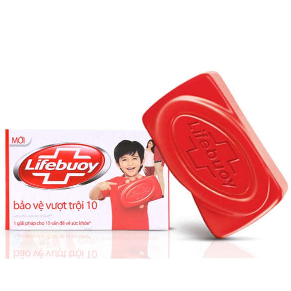 Xà bông cục Lifebuoy Chăm sóc da - hộp 90g