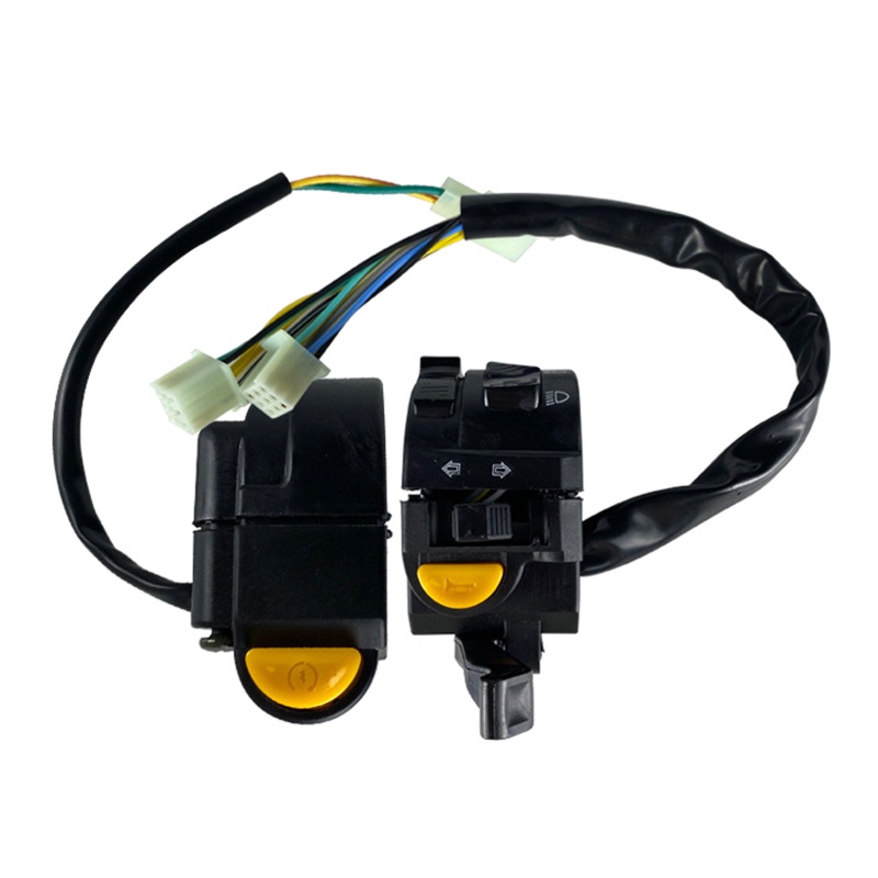 Công Tắc Đèn Pha / Còi 3 Trong 1 7 / 8 &quot;Gắn Tay Lái Xe Đạp