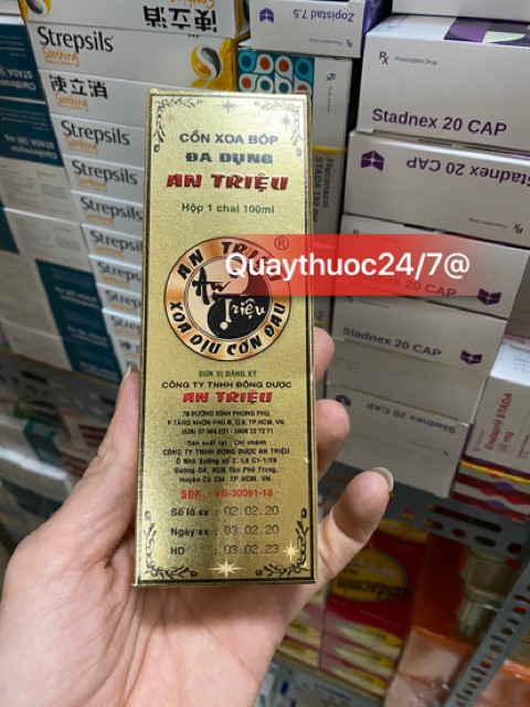 ✅CỒN XOA BÓP AN TRIỆU (100ml)