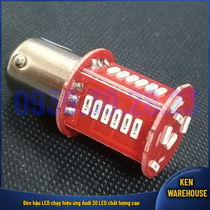 Đèn hậu LED hiệu ứng Audi Stop F1 gắn vừa tất cả các loại xe máy và xe hơi chân S25 BAY15D 1157GIÁ 1 BÓNG