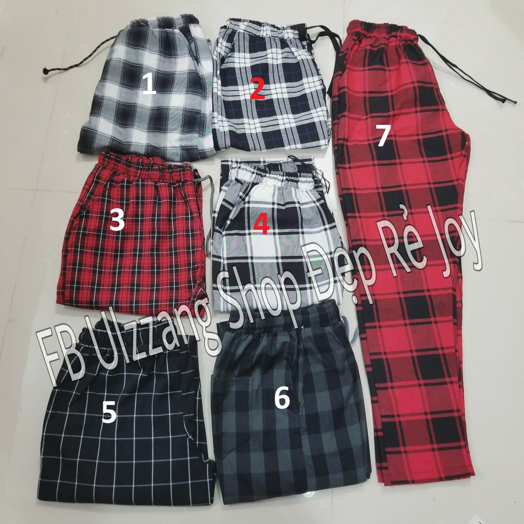 [HÌNH THẬT] PLAID PANTS - QUẦN BAGGY CARO UNISEX