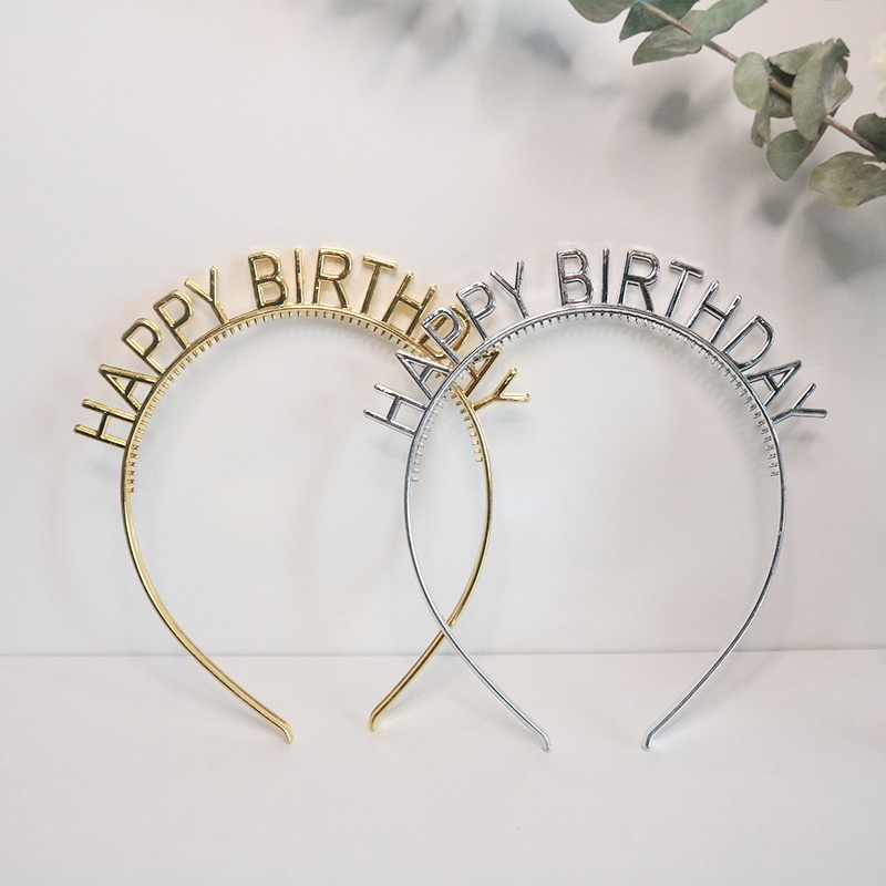 Băng Đô Chữ HAPPY BIRTHDAY Xinh Xắn Cho Nữ