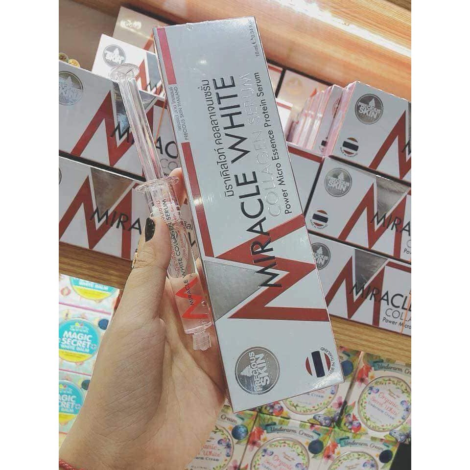 SERUM DƯỠNG DA VÀ GIẢM THÂM NÁM MIRACLE WHITE COLLAGEN 10ml