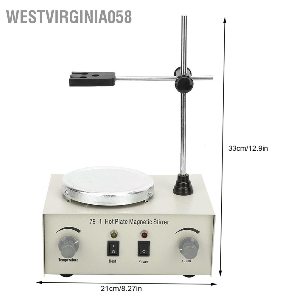 Có thể bán buôn Máy khuấy từ tính trộn điều khiển nhiệt độ đĩa nóng Phòng thí nghiệm Hoa Kỳ Cắm 110V Westvirginia058 Hàng giao ngay
