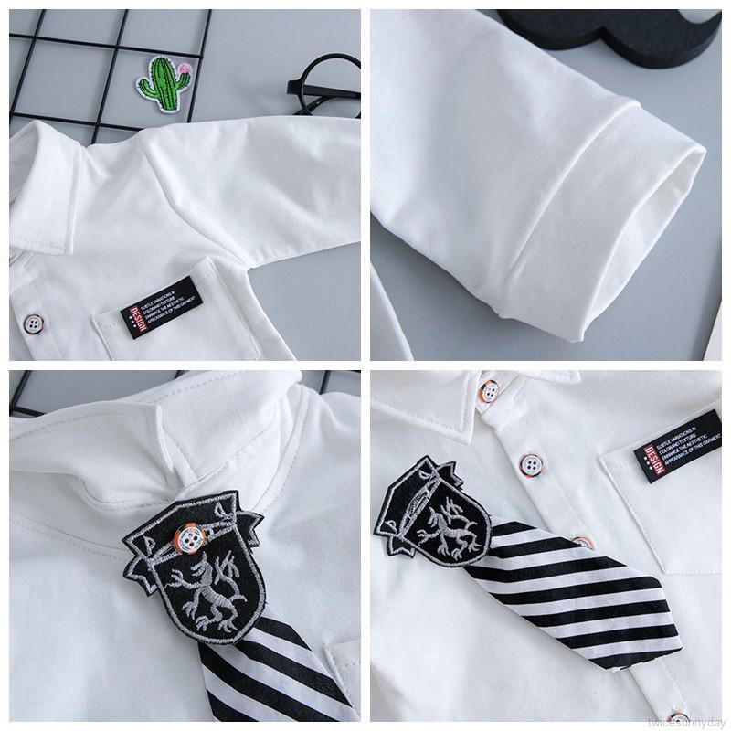 Bộ quần và áo lịch lãm thời trang dễ thương dành cho bé trai