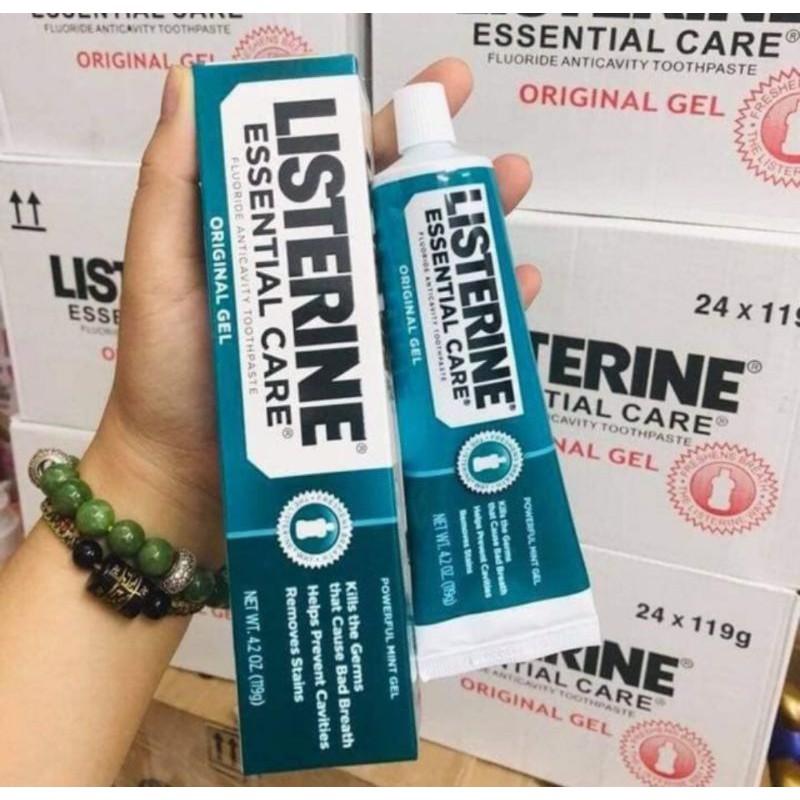 Kem đánh răng Listerine Essential Care Toothpaste 119g