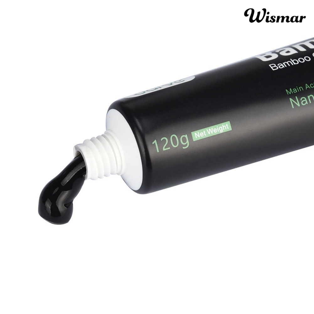 Kem đánh răng than tre hoạt tính loại bỏ vết bẩn làm trắng răng màu đen 120g