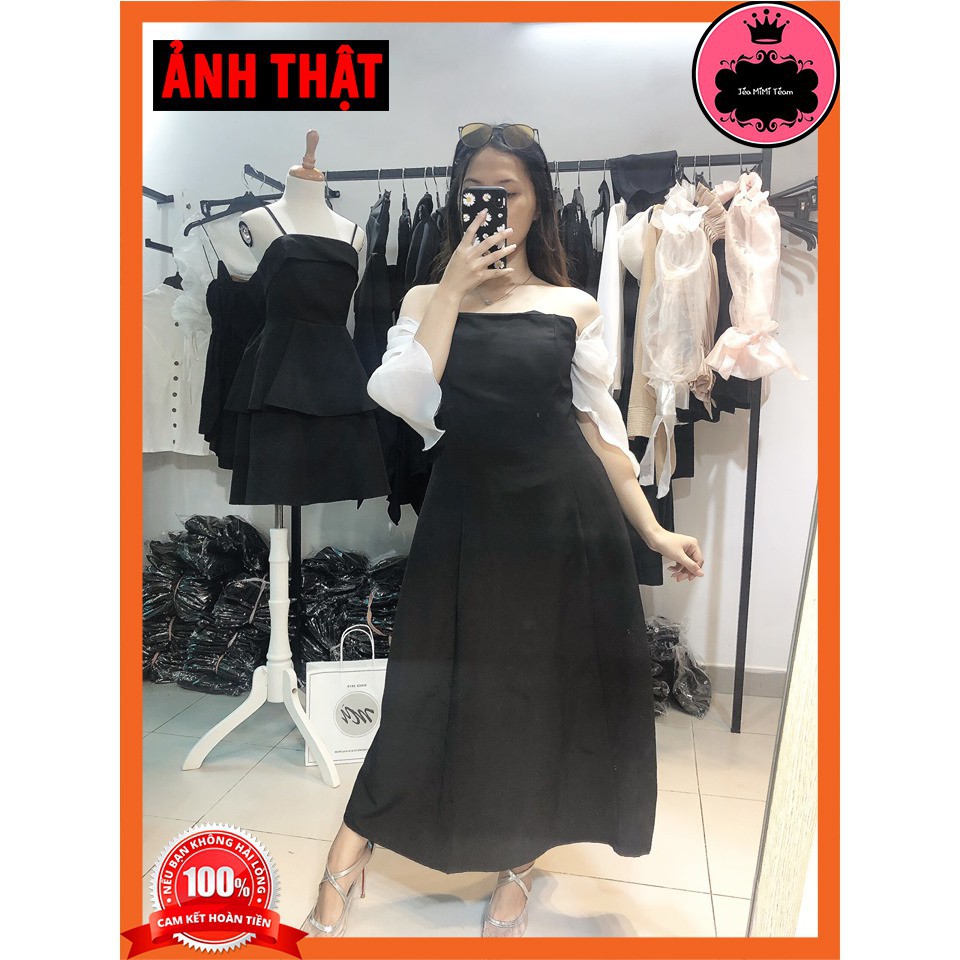 VÁY DỰ TIỆC - ĐẦM MAXI CÓ MÚT NGỰC VẢI COTTON FREESIZE | BigBuy360 - bigbuy360.vn
