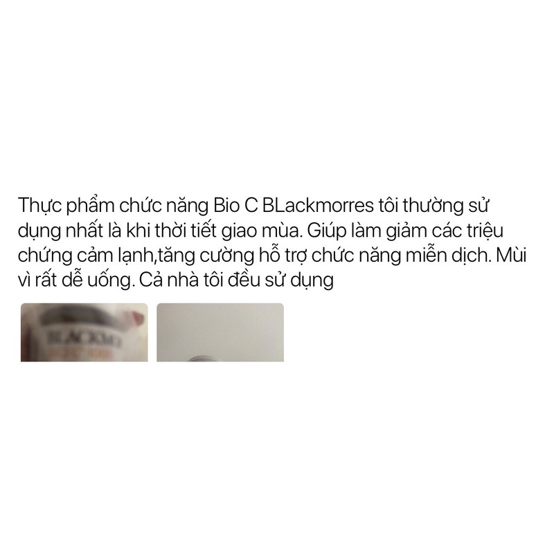 Viên ngậm nhai Blackmores Bio C 500mg, 1000mg