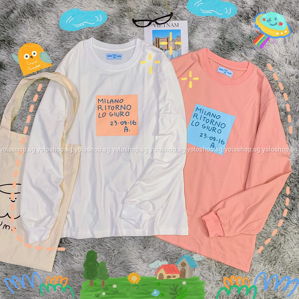 [Mã SKAMCLU7 giảm 10% tối đa 50K đơn 0Đ] Áo Thun Tay Dài Bo Tay Unisex MILANO Ulzzang Thu Đông | BigBuy360 - bigbuy360.vn