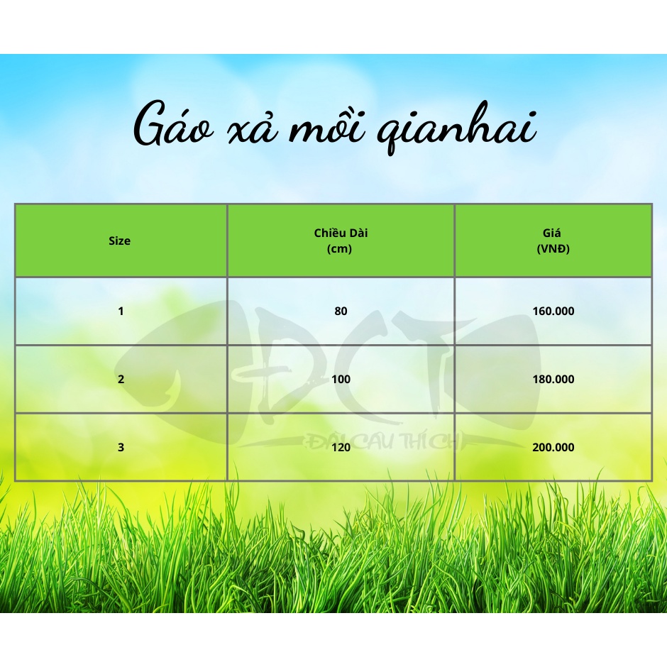 Gáo xả mồi Qianhai - Đài Câu Thích