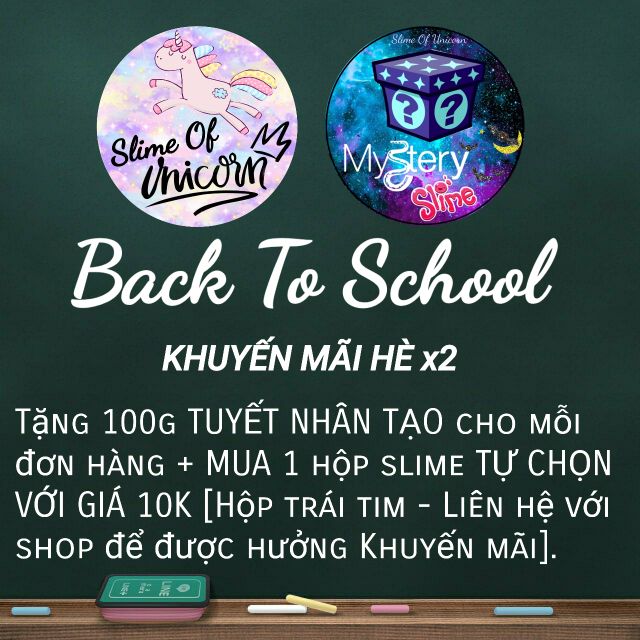 KHUYẾN MÃI [LIÊN HỆ VS SHOP ĐỂ HƯỞNG K.MÃI] TẶNG 100G TUYẾT NHÂN TẠO+MUA 1 HỘP SLIME TỰ CHỌN VỚI GIÁ 10K [HỘP TRÁI TIM]