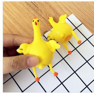 Móc khoá con gà đẻ trứng