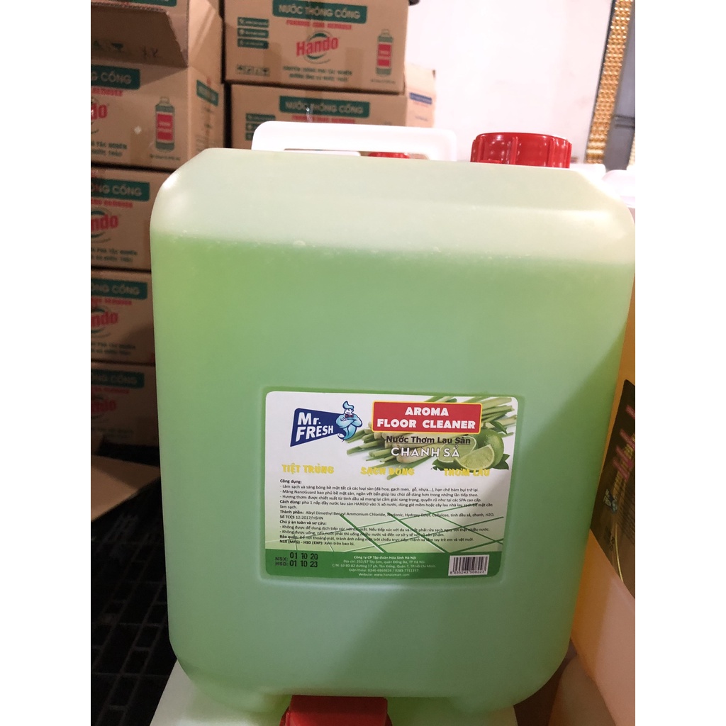 Nước thơm lau sàn nhà Hando can 20L (Nhiều Hương)