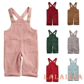 Quần yếm vải corduroy dành cho bé trai và bé gái