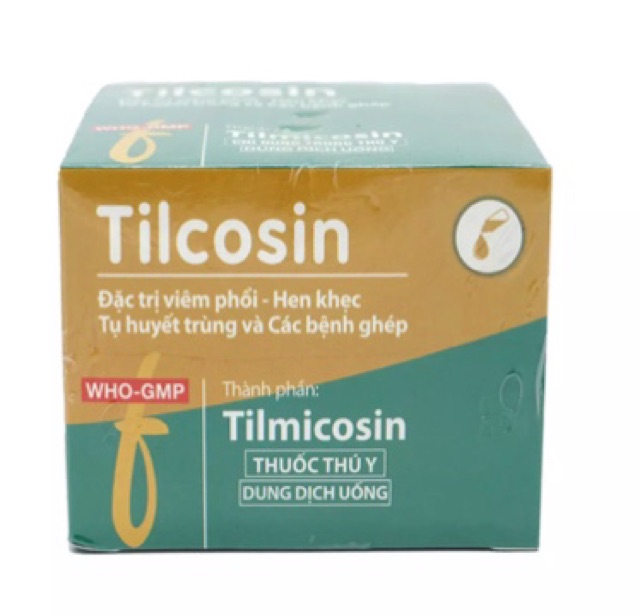 Tilcosin - Dùng cho viêm phổi, hen khẹc, tụ huyết trùng và các bệnh ghép - Lọ 10ml