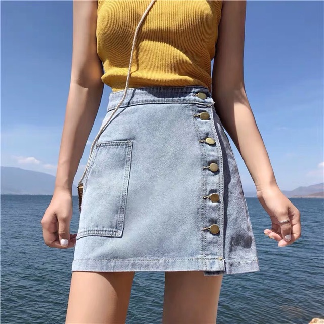 [ORDER] Các mẫu chân váy jeans cá tính