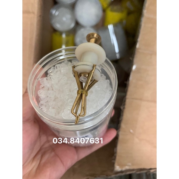 Combo kẹp mồi + chun 2000 cái loại to , giá rẻ