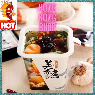 Lẩu cốc - lẩu cốc viên hải sản full topping - hộp 154gr