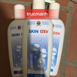 sữa tắm Skin GSV 200ml không chứa xà phòng