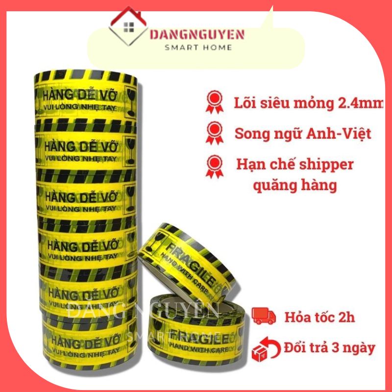 Băng Keo Hàng Dễ, Băng Dính Hàng Dễ Vỡ Cảnh Báo Vận Chuyển Giá Rẻ