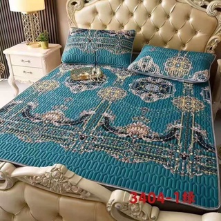 Chiếu Điều Hoà 2D 3 Lớp 100% Cao Su Non Thiên Nhiên - Siêu Mềm - Siêu Thoáng Mát - Giá Rẻ - Tặng Kèm 2 Vỏ Gối Nằm