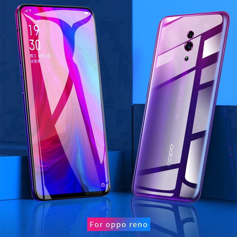 Kính Cường Lực Toàn Màn Hình Cong 20D OPPO Reno 8T 8 5G 8Z 7 7Z 6 6Z 5 4 3 Pro Z 10X 2 2Z 2F 4G 5G