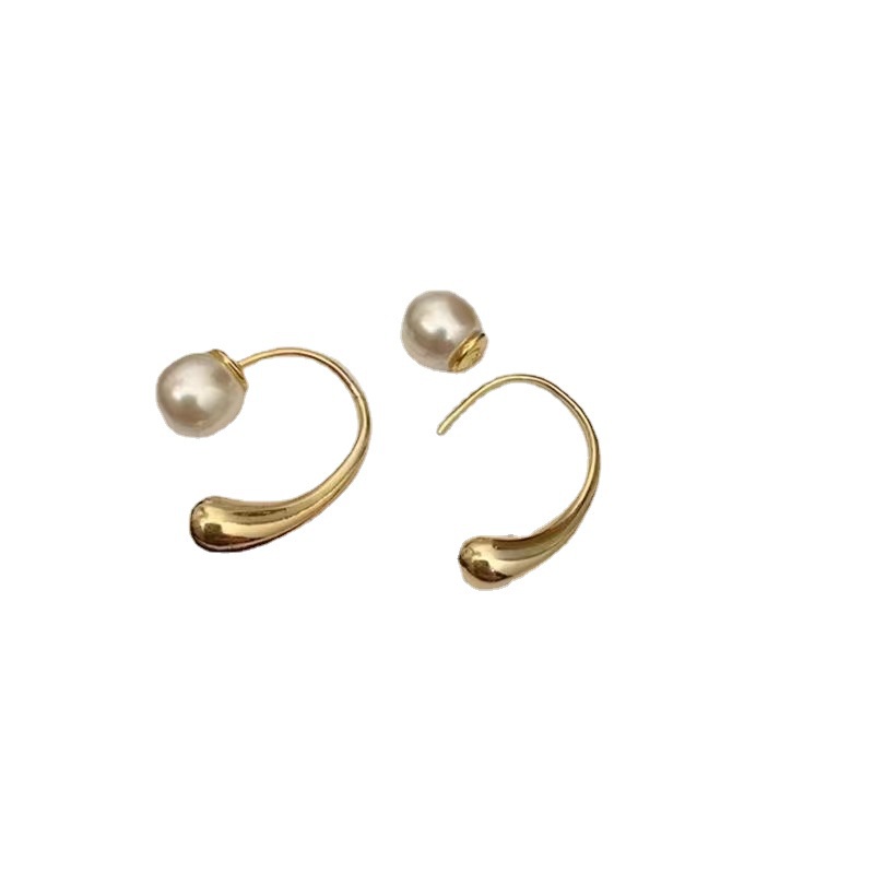 Bông Tai Hợp Kim Dáng Dài Đính Ngọc Trai Nhân Tạo Phong Cách Retro 2022