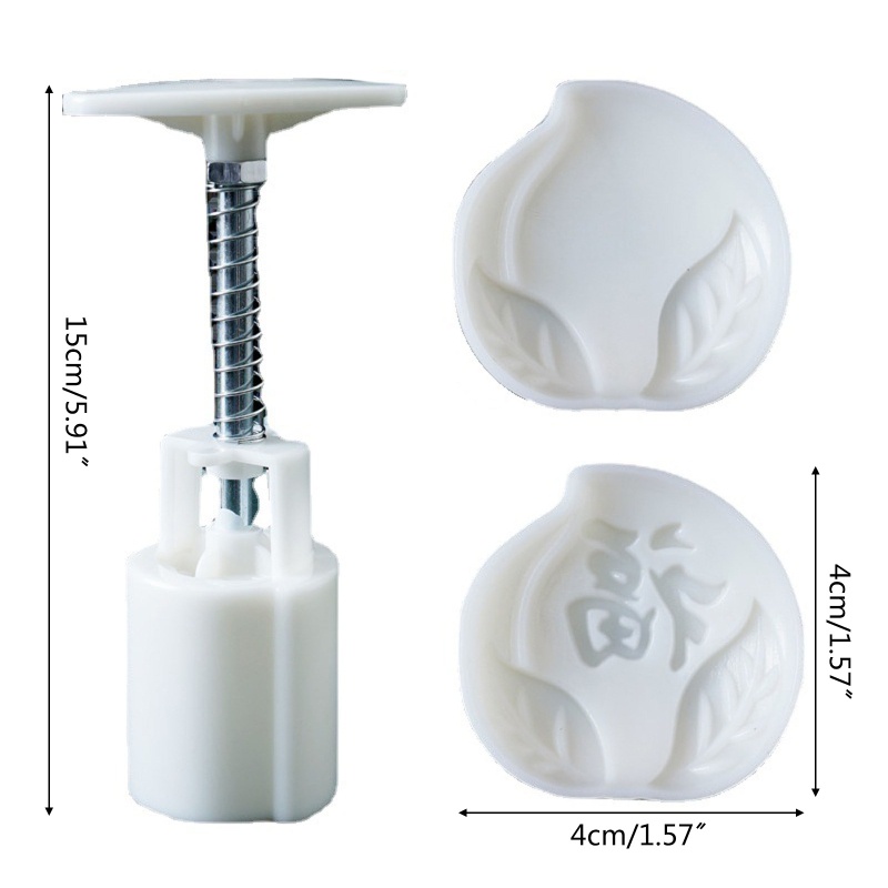 Khuôn Làm Bánh Trung Thu Hình Quả Đào Hoạt Hình DIY