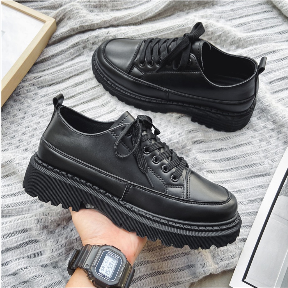 (VIDEO THẬT HÀNG TUYỂN CHỌN CAO CẤP) Giày Bốt dr martens PX25 giày buộc dây thấp cổ tăng chiều cao 6 cm INF9