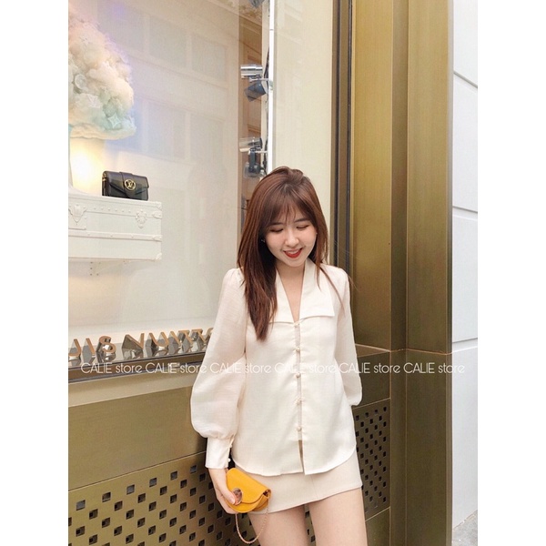 SƠ MI HOẠ TIẾT HOA CALIE STORE