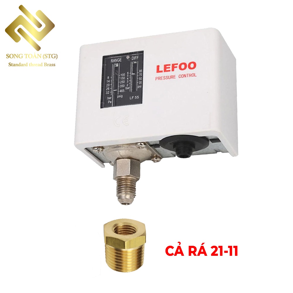 [REN TRONG 11] Ren ngoài BSP hệ G x Ren trong vặn đầu côn lồi - Cả rá Lơ ngược Brass pipere ducer bush male to female