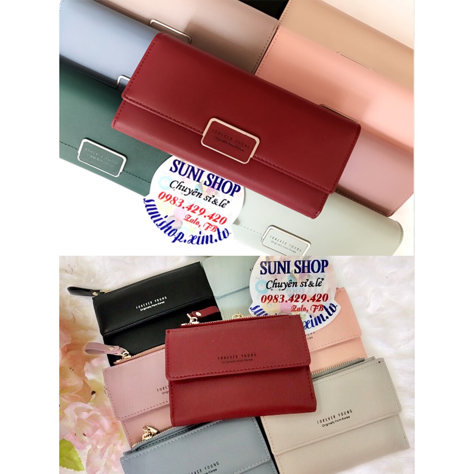 🌷 Combo 2 Ví Forever Young auth WEICHEN (dài, ngắn tùy chọn) | BigBuy360 - bigbuy360.vn