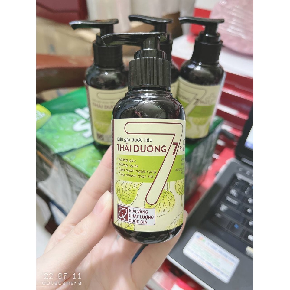 Dầu gội dươc liệu giam gàu Thái Dương 7 Plus 100ml