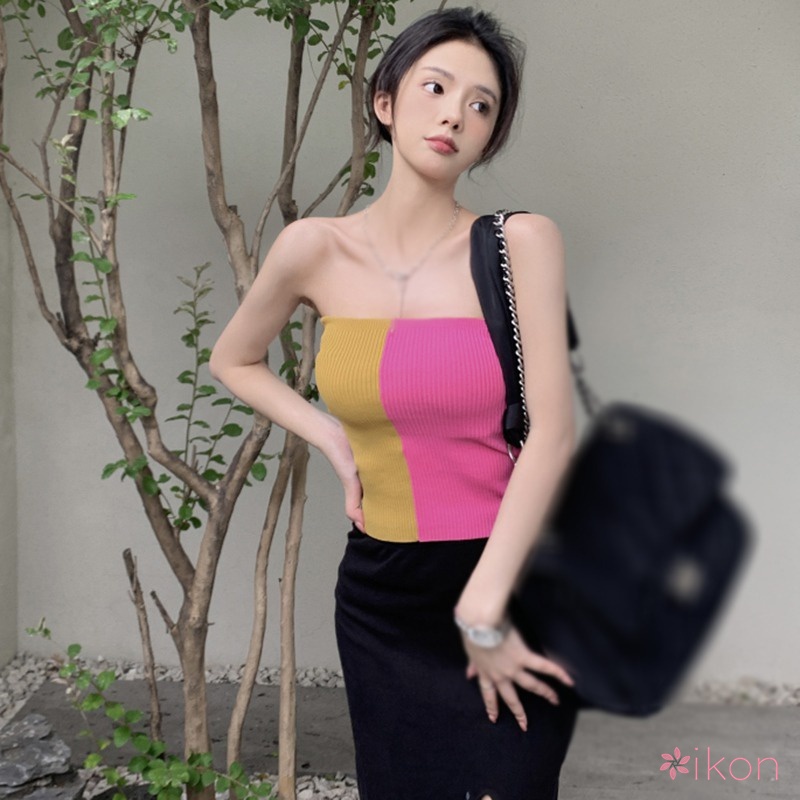 Áo Tank Top Dệt Kim Sát Nách Hở Lưng Thiết Kế Sành Điệu Cho Nữ