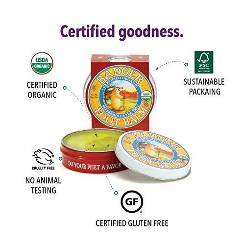 Badger - Sáp Hữu Cơ Chăm Sóc Bàn Chân - Foot Balm [USDA Organic] | BigBuy360 - bigbuy360.vn