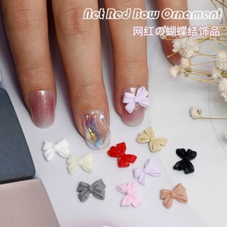 Charm nơ nhựa gắn móng-nail