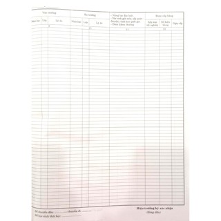 Sách - Sổ đăng bộ cấp 2, cấp 3